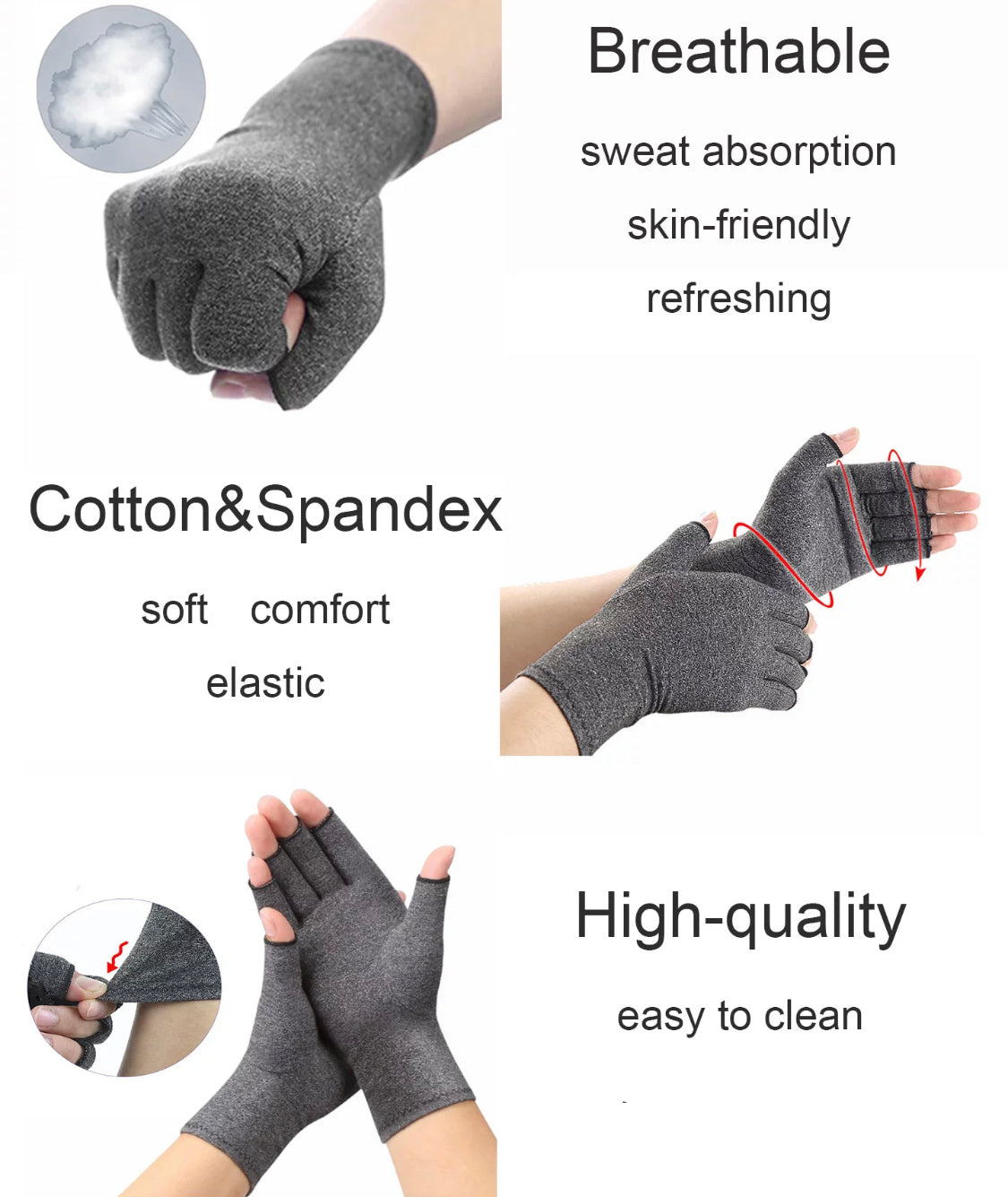 Compression gloves for arthritis, rheumatoid, arthritis osteoarthritis