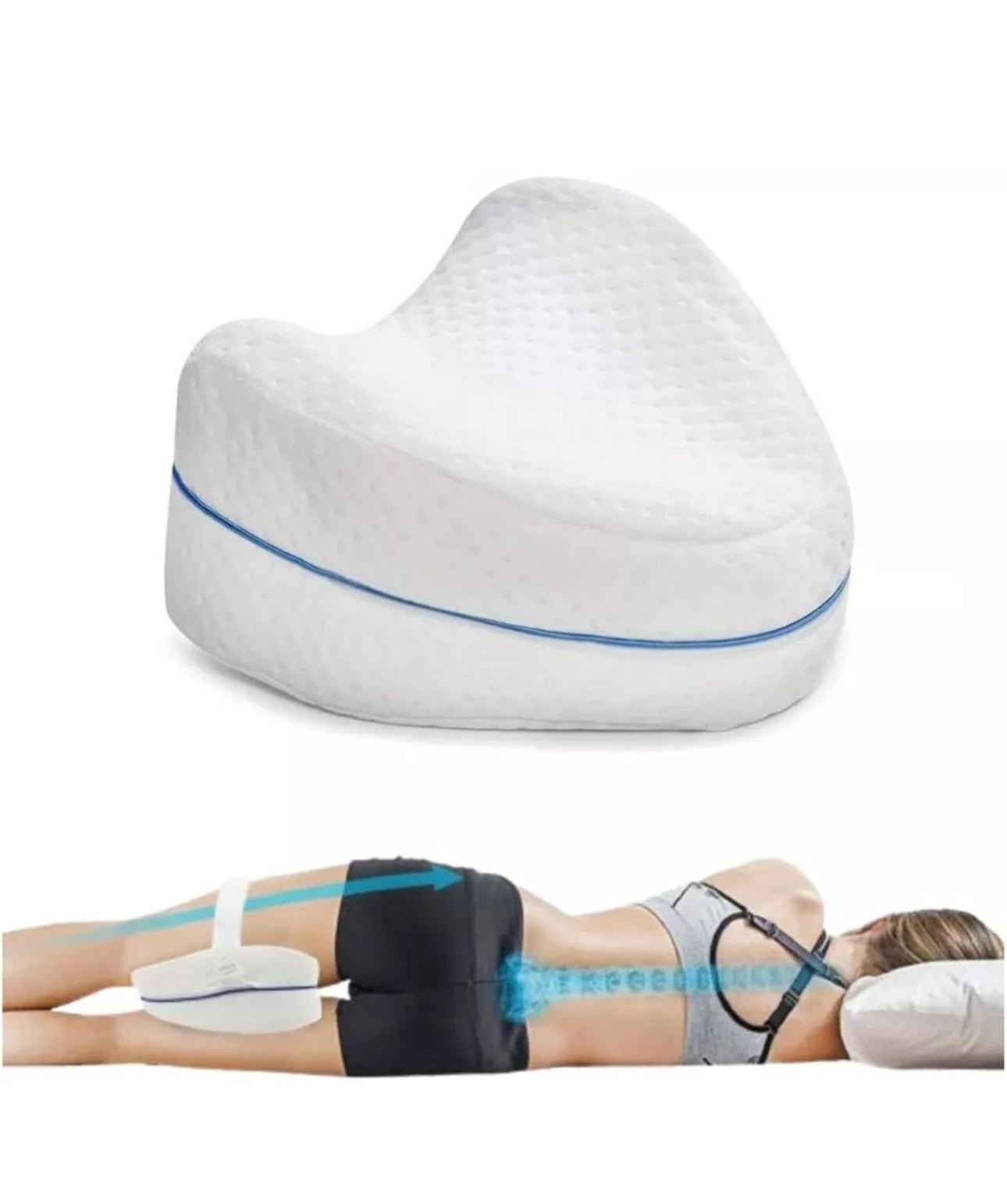 Misk Bliss Memory Foam Orthopaedic Pillow