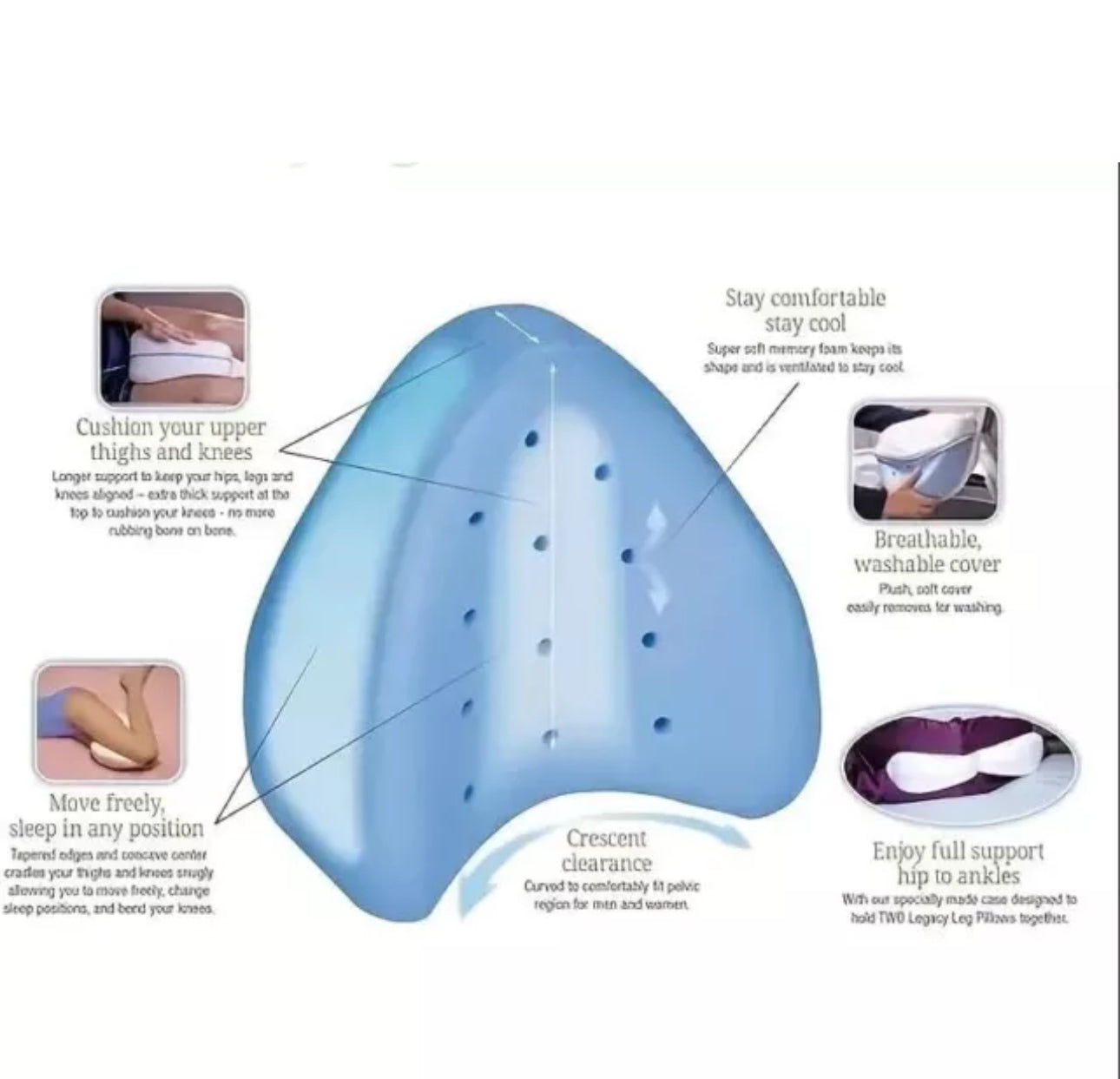 Misk Bliss Memory Foam Orthopaedic Pillow