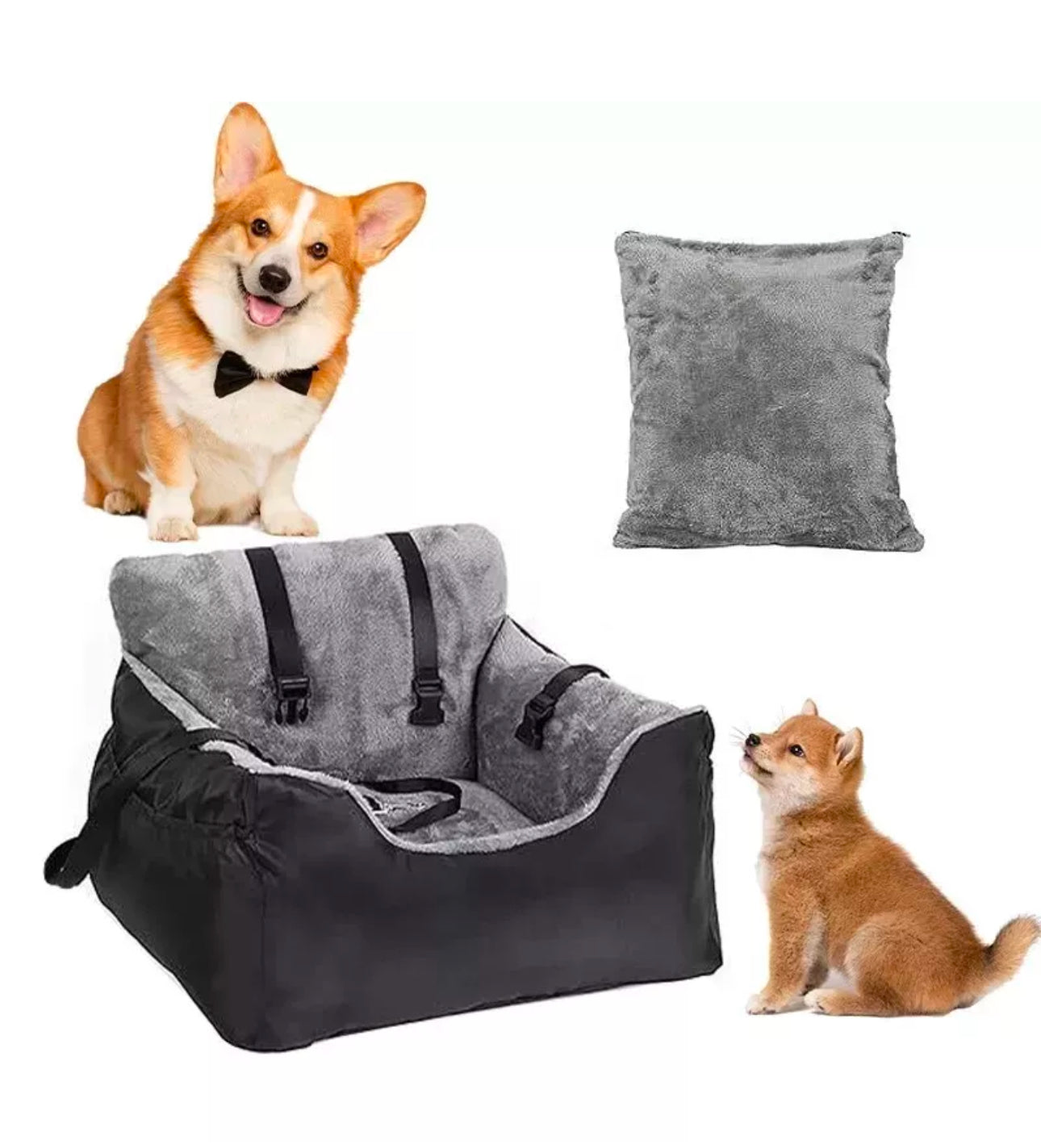 CozyRide™ Dog Car Bed and Booster Seat