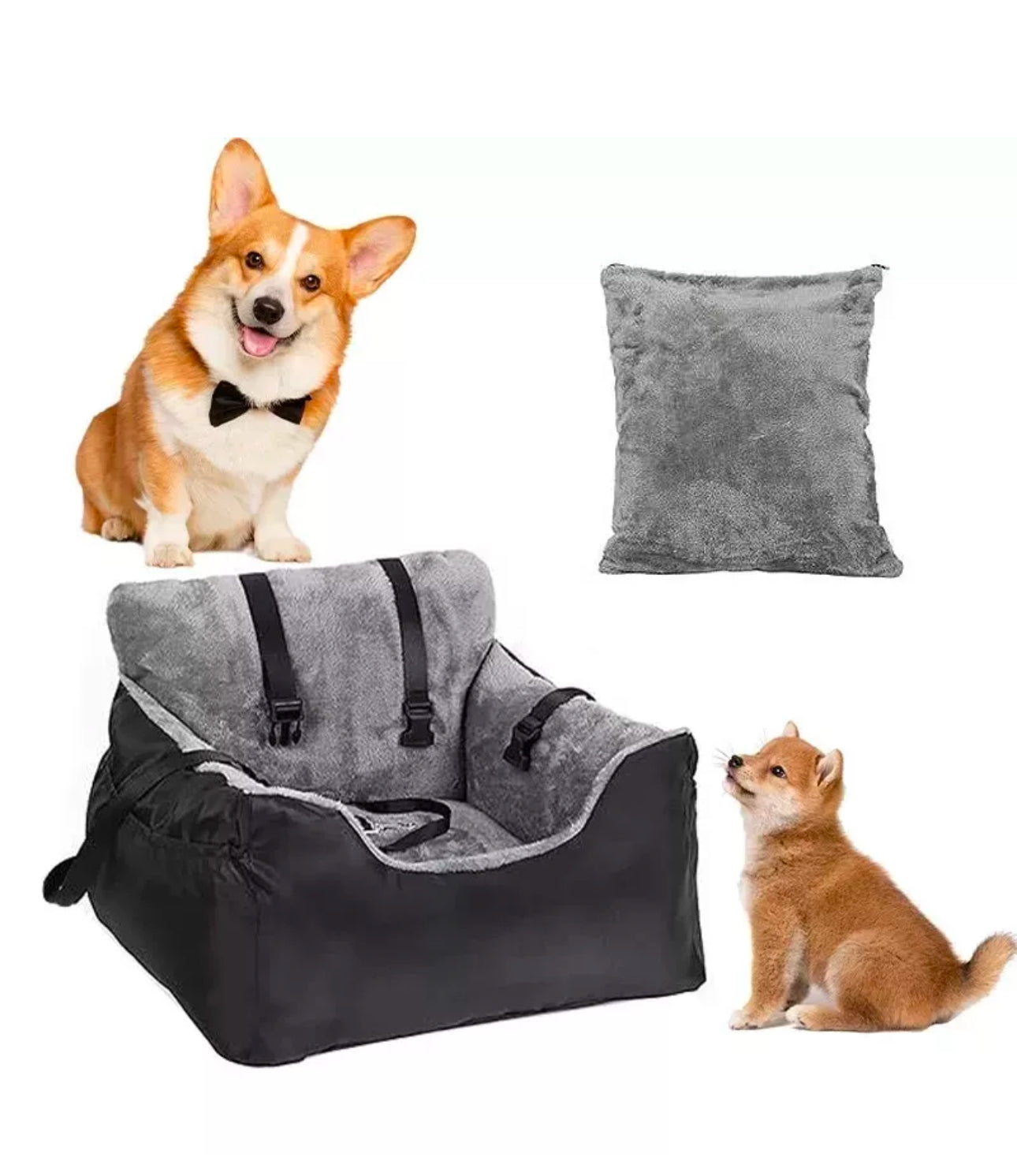 CozyRide™ Dog Car Bed and Booster Seat