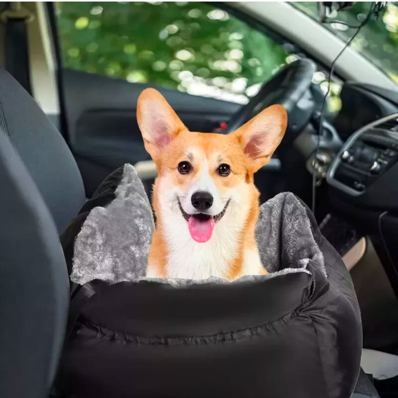 CozyRide™ Dog Car Bed and Booster Seat