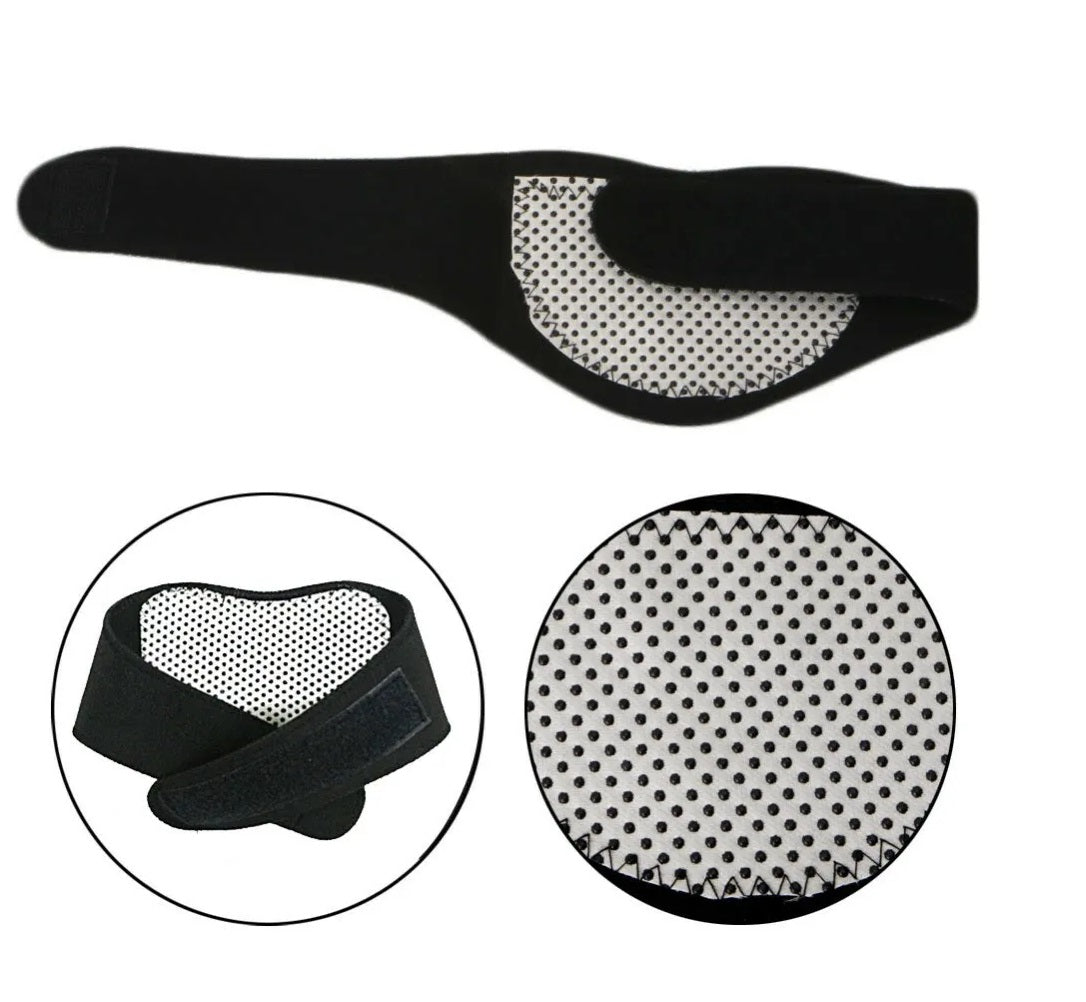 Self Heating Magnetic Neck Support Brace Collar Pain Relief Heat Pad Tourmaline