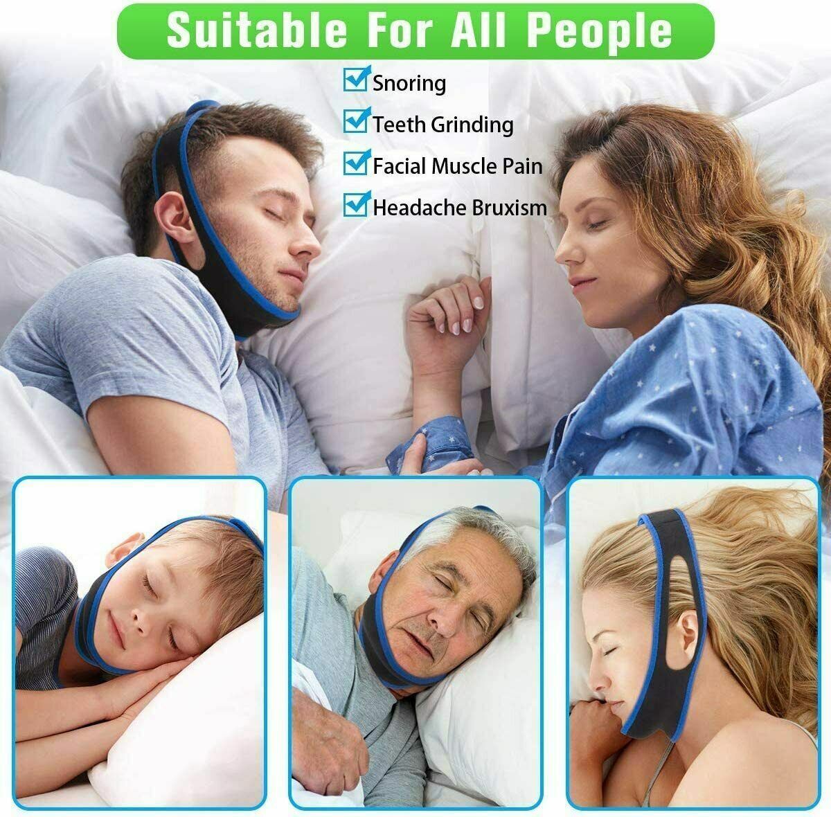 Anti Snoring Chin Strap Sleep Apnea Support