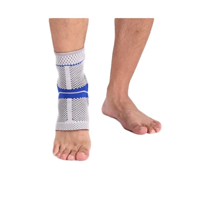 Ankle Brace For Sprains, Strains, Fractures, Achilles Tendonitis & Heel Pain Silicon