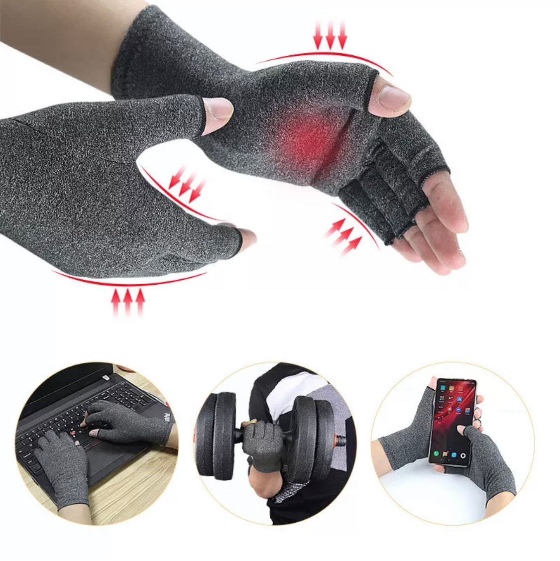 Compression gloves for arthritis rheumatoid arthritis