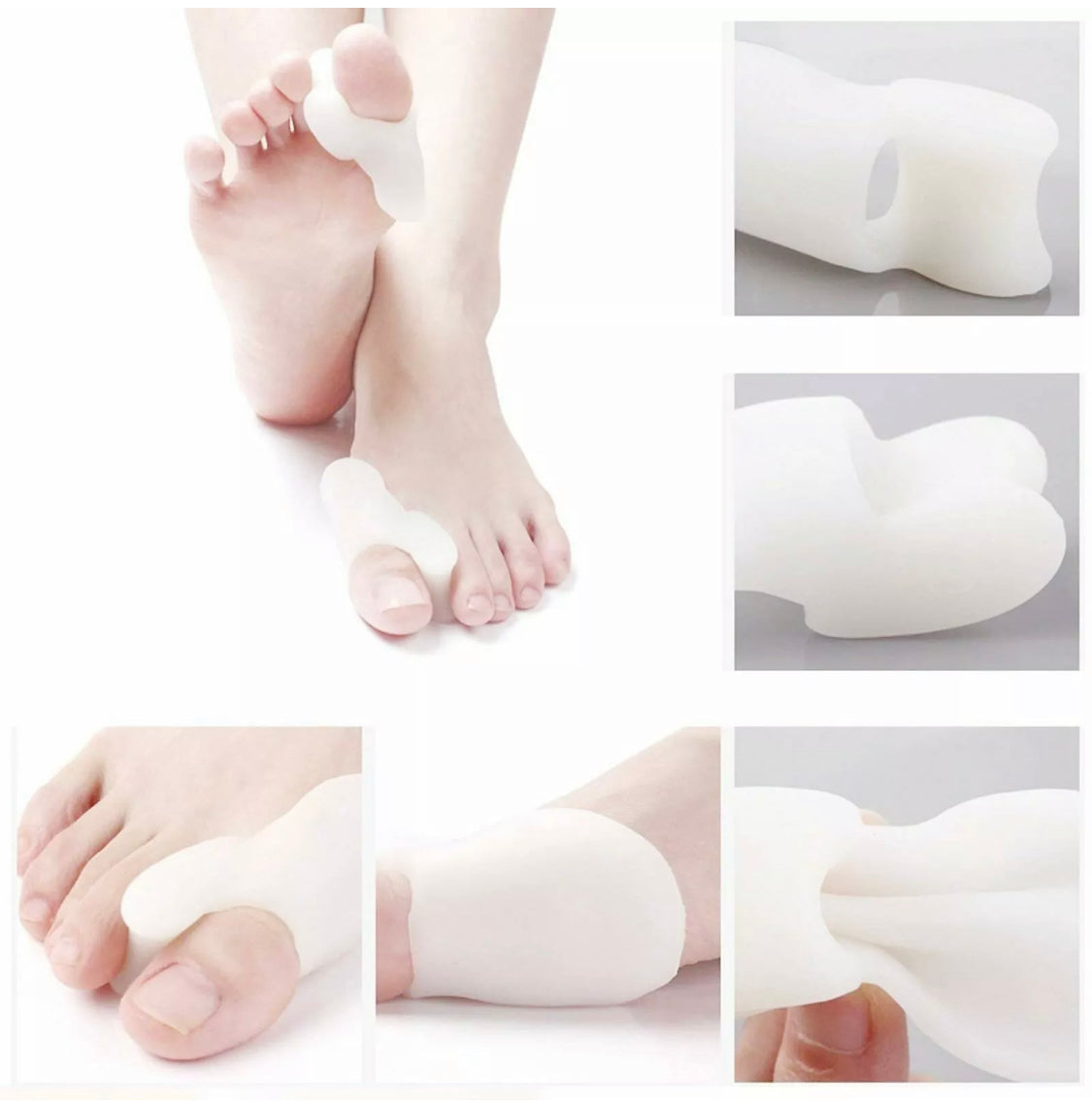 Orthopaedic Gel Toe Bunion Corrector Pain Relief Day and Night Splinter