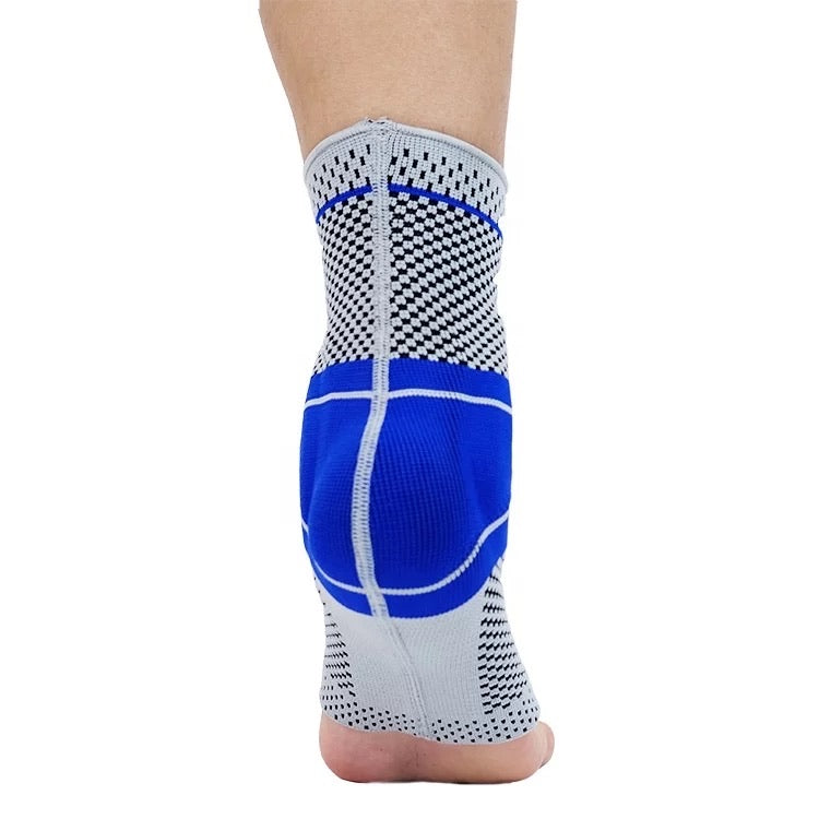 Ankle Brace For Sprains, Strains, Fractures, Achilles Tendonitis & Heel Pain Silicon