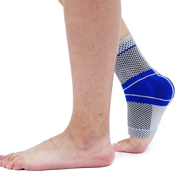 Ankle Brace For Sprains, Strains, Fractures, Achilles Tendonitis & Heel Pain Silicon