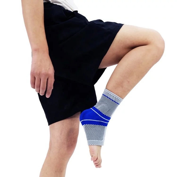 Ankle Brace For Sprains, Strains, Fractures, Achilles Tendonitis & Heel Pain Silicon