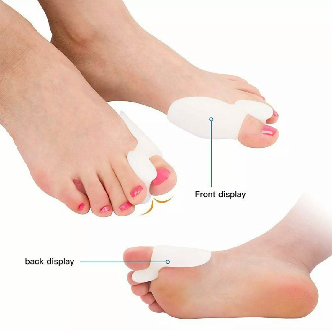 Orthopaedic Gel Toe Bunion Corrector Pain Relief Day and Night Splinter